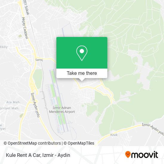 Kule Rent A Car map