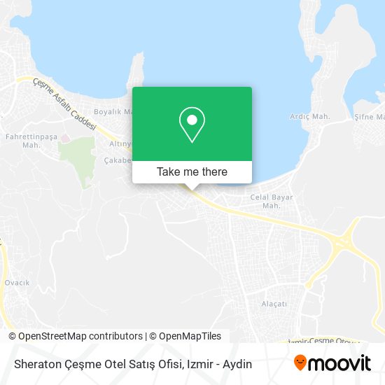 Sheraton Çeşme Otel Satış Ofisi map