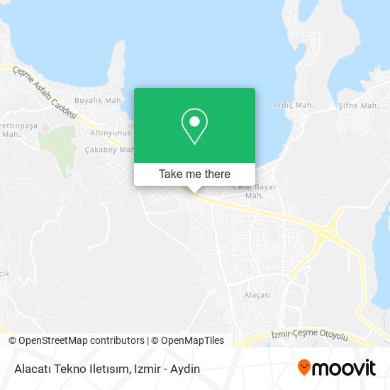 Alacatı Tekno Iletısım map