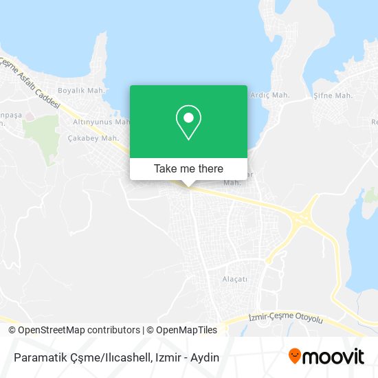 Paramatik Çşme/Ilıcashell map