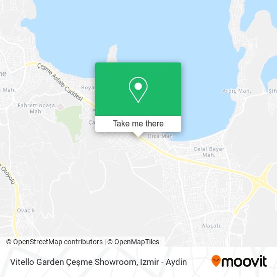 Vitello Garden Çeşme Showroom map