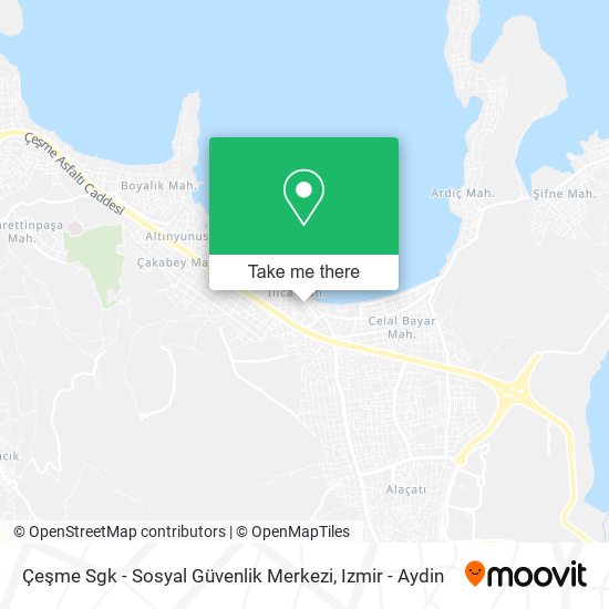 Çeşme Sgk - Sosyal Güvenlik Merkezi map