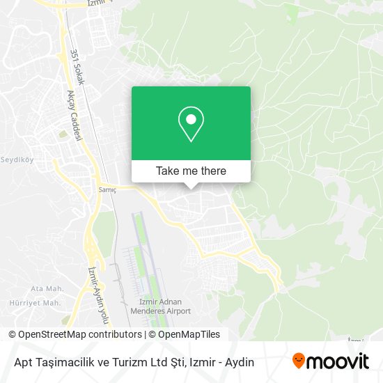 Apt Taşimacilik ve Turizm Ltd Şti map