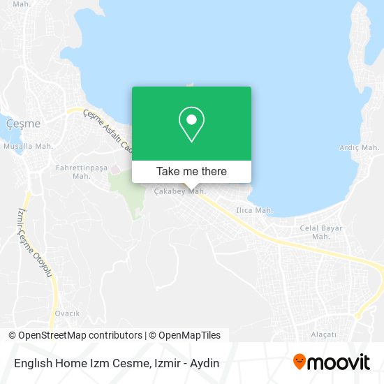 Englısh Home Izm Cesme map