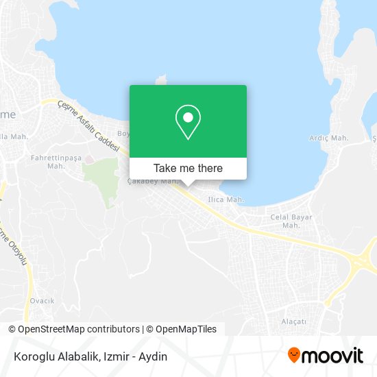 Koroglu Alabalik map