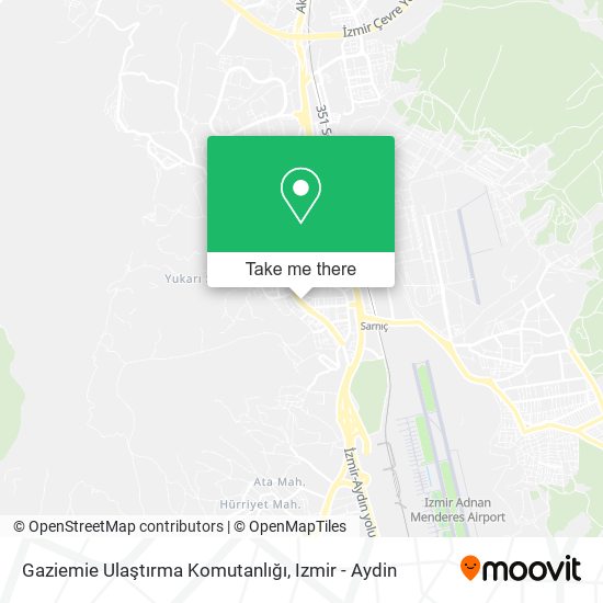 Gaziemie Ulaştırma Komutanlığı map