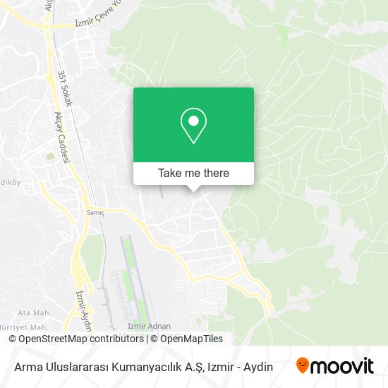 Arma Uluslararası Kumanyacılık A.Ş map