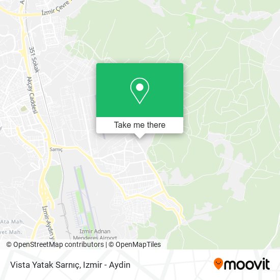 Vista Yatak Sarnıç map