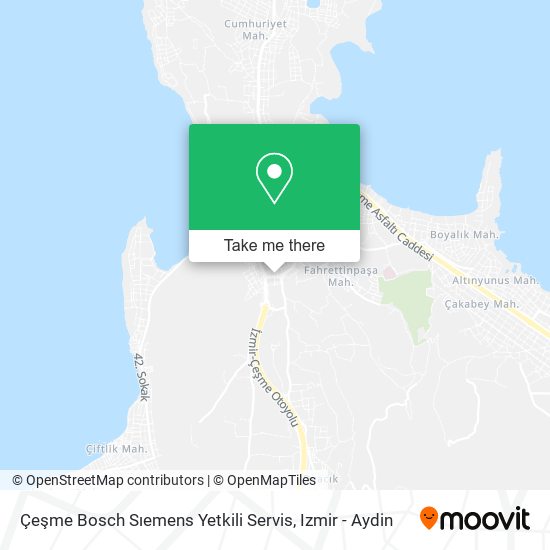 Çeşme Bosch Sıemens Yetkili Servis map