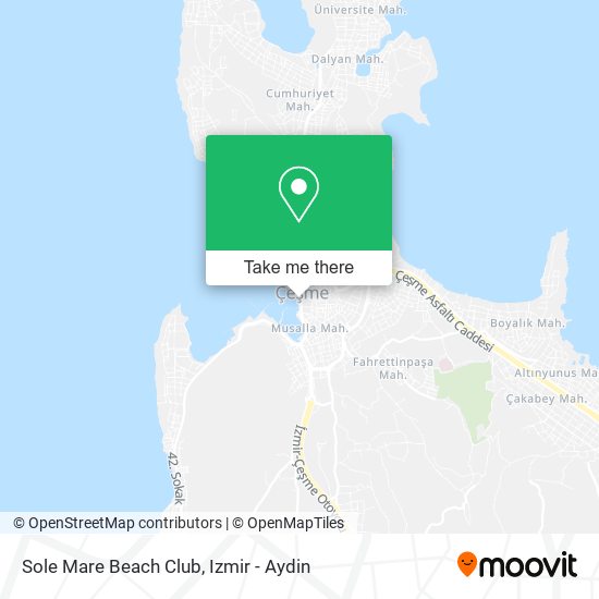 Sole Mare Beach Club map