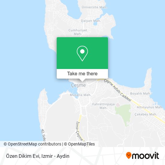 Özen Dikim Evi map
