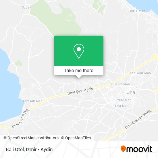 Bali Otel map