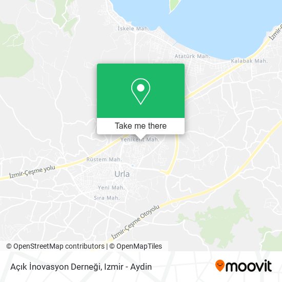 Açık İnovasyon Derneği map