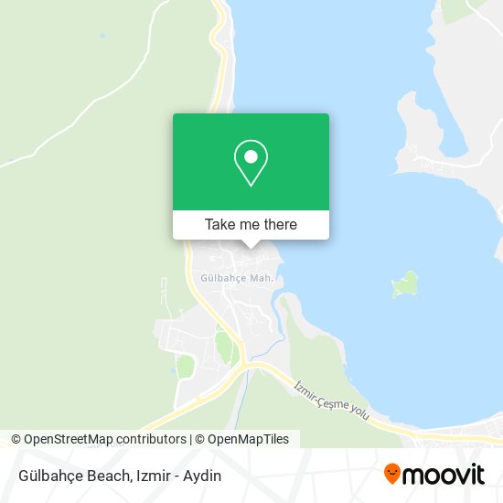 Gülbahçe Beach map