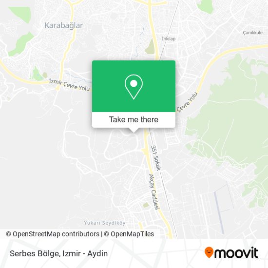 Serbes Bölge map