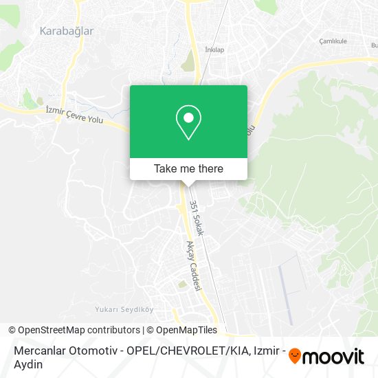Mercanlar Otomotiv - OPEL / CHEVROLET / KIA map