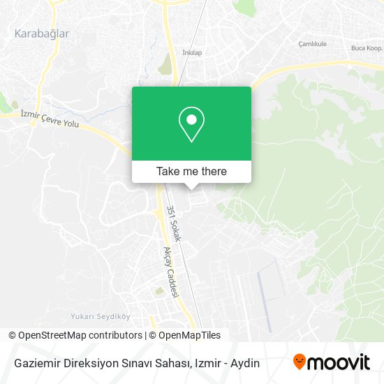 Gaziemir Direksiyon Sınavı Sahası map