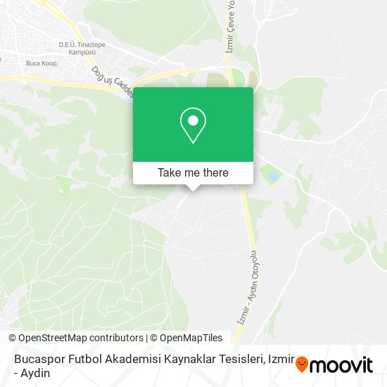 Bucaspor Futbol Akademisi Kaynaklar Tesisleri map