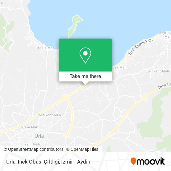 Urla, Inek Obası Çiftliği map