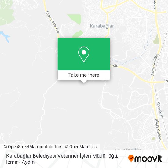 Karabağlar Belediyesi Veteriner İşleri Müdürlüğü map