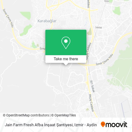 Jain Farm Fresh Afba İnşaat Şantiyesi map