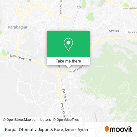 Korpar Otomotiv Japon & Kore map