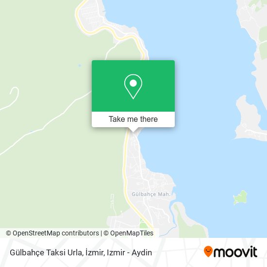 Gülbahçe Taksi Urla, İzmir map