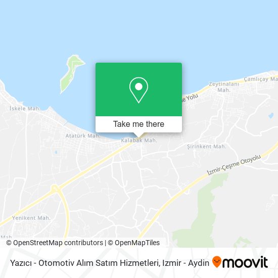 Yazıcı - Otomotiv Alım Satım Hizmetleri map