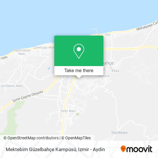 Mektebim Güzelbahçe Kampüsü map