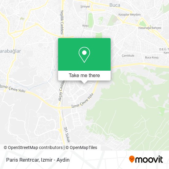 Paris Rentrcar map