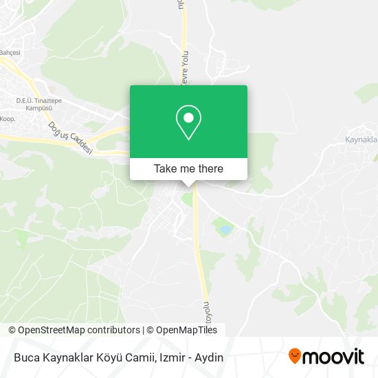 Buca Kaynaklar Köyü Camii map