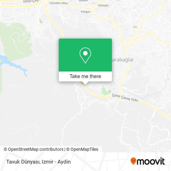 Tavuk Dünyası map