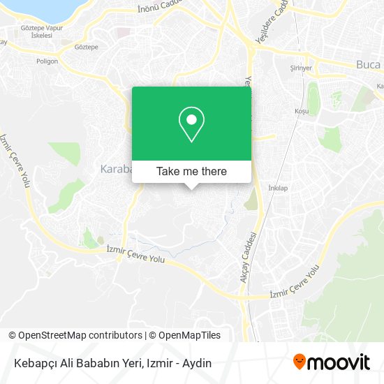 Kebapçı Ali Bababın Yeri map