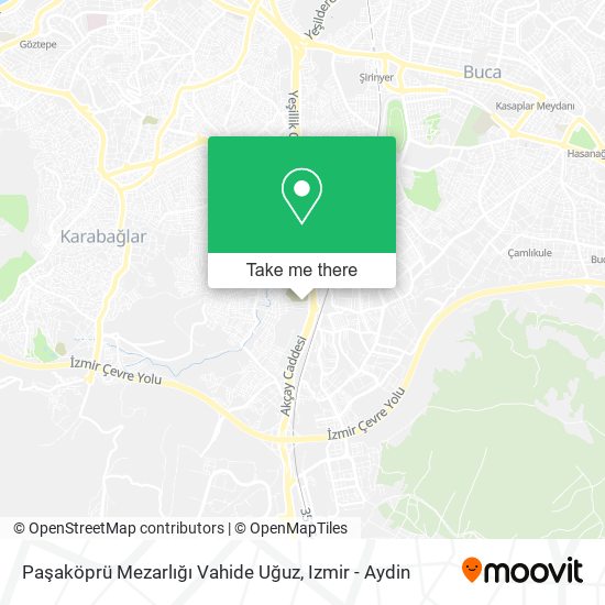 Paşaköprü Mezarlığı Vahide Uğuz map