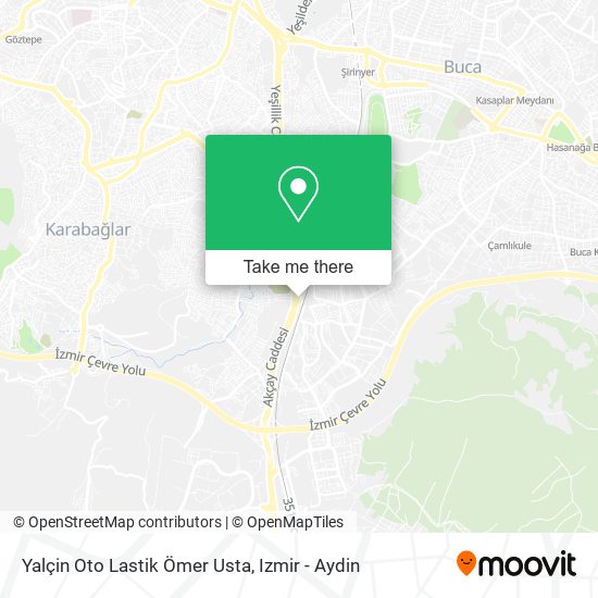 Yalçin Oto Lastik Ömer Usta map