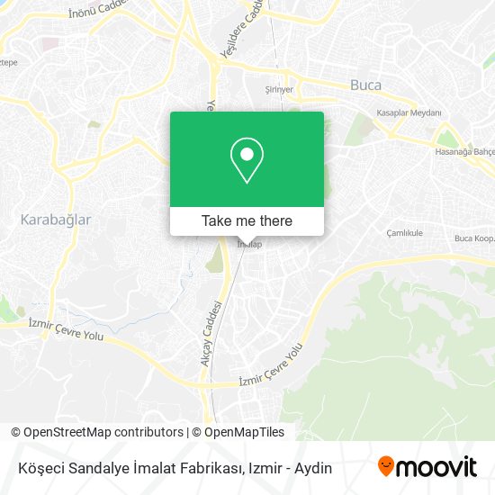 Köşeci Sandalye İmalat Fabrikası map