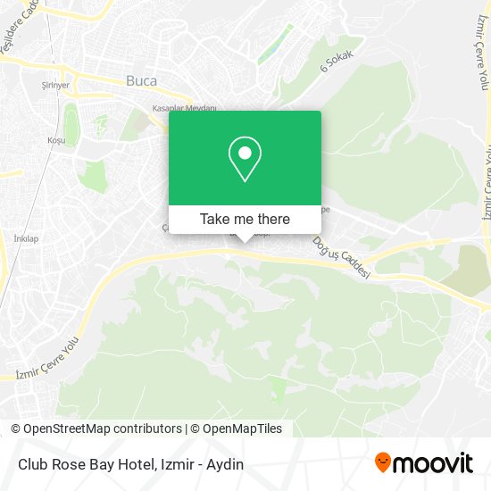 Club Rose Bay Hotel map