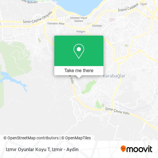 Izmır Oyunlar Koyu T map