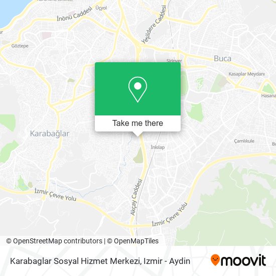 Karabaglar Sosyal Hizmet Merkezi map