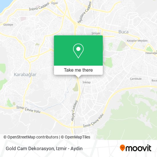 Gold Cam Dekorasyon map