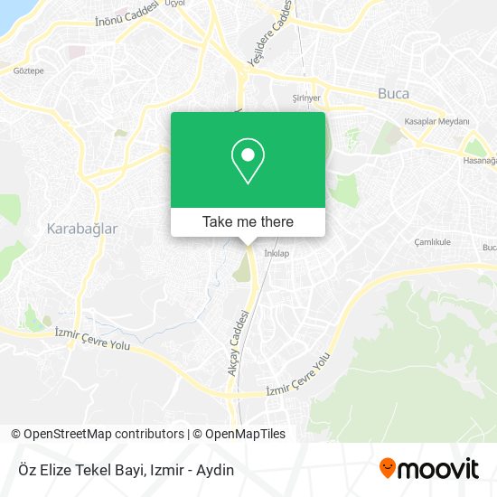 Öz Elize Tekel Bayi map