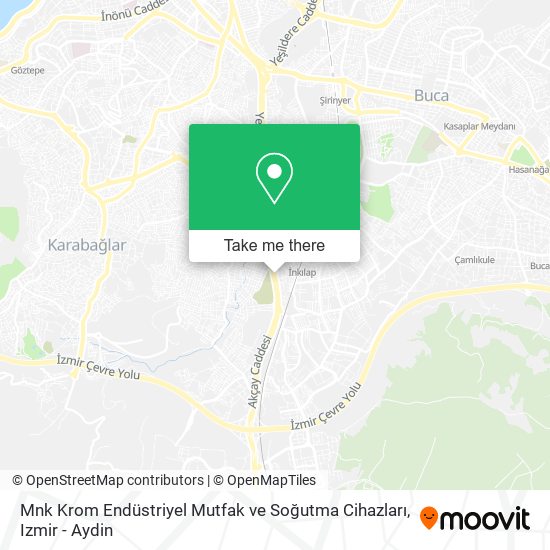 Mnk Krom Endüstriyel Mutfak ve Soğutma Cihazları map