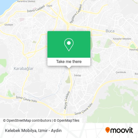 Kelebek Mobilya map