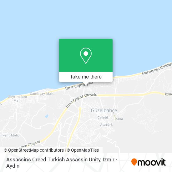 Assassin's Creed Turkish Assassin Unity map