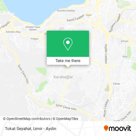 Tokat Seyahat map