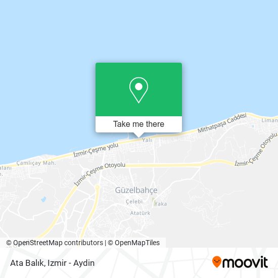 Ata Balık map