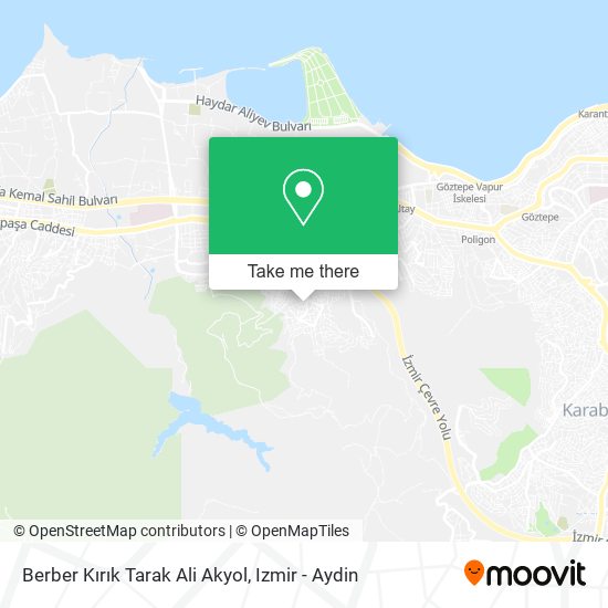 Berber Kırık Tarak Ali Akyol map