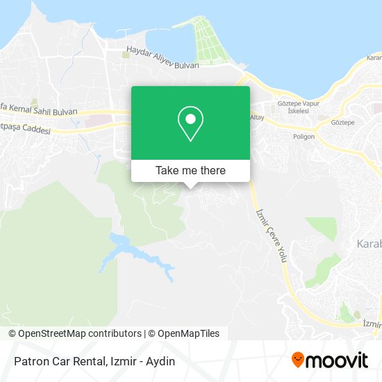 Patron Car Rental map