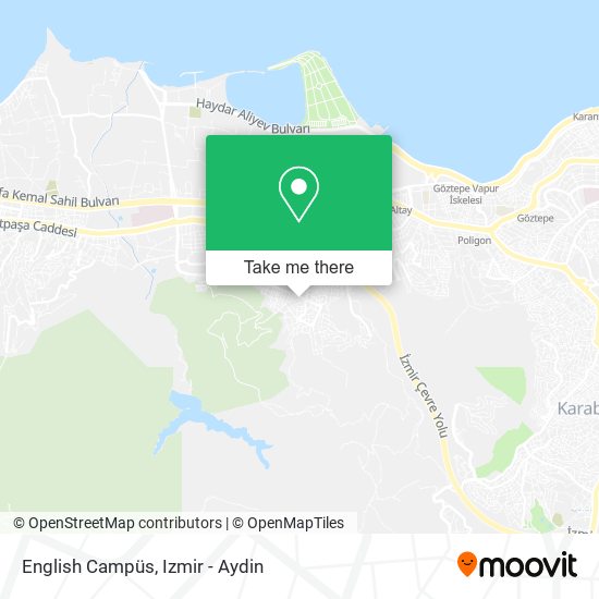 English Campüs map