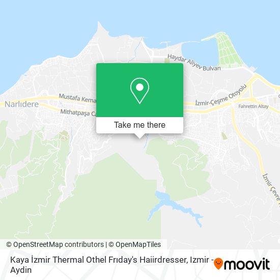 Kaya İzmir Thermal Othel Frıday's Haiirdresser map